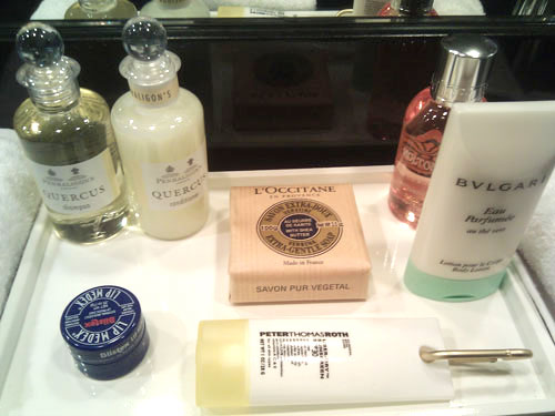 parker palm springs bathroom amenities