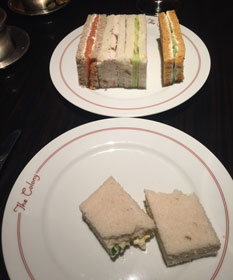 the beaumont london tea sandwiches