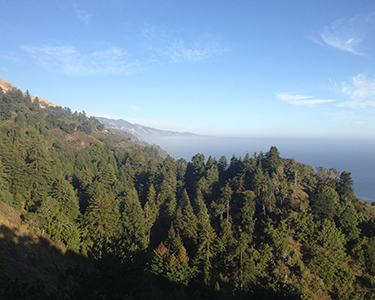 big sur view from highway 1