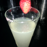 photo of the french 75 champagne drink at sayers club hollywood
