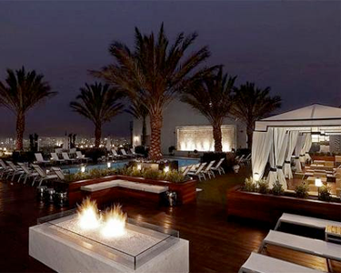 the london west hollywood rooftop pool
