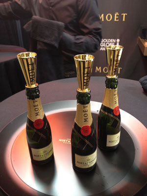 2002 vintage moet and chandon champagne at 2012 golden globe awards