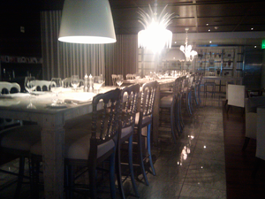 photo of tres restaurant at the sls hotel