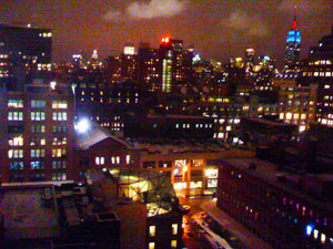 view from a room in the standard hotel new york