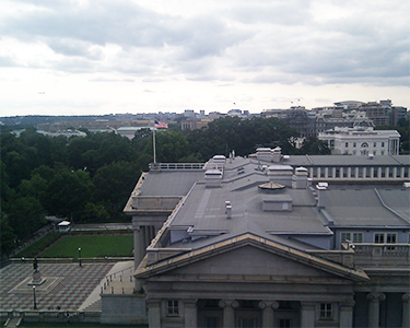 w dc hotel rooftop view
