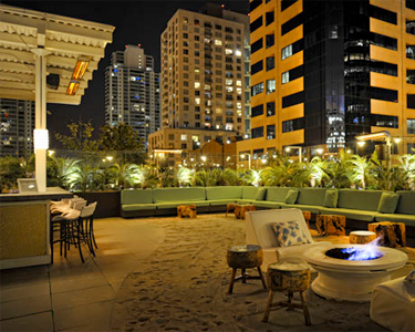 w hotel san diego beach outdoor lounge