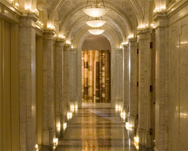 w union square new york hallway